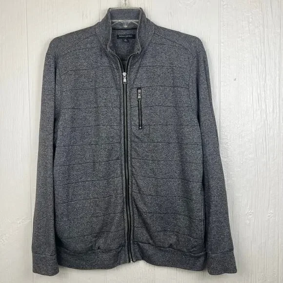Banana republic lightweight jacket men’s XL full zip sweatshirt type mock collar