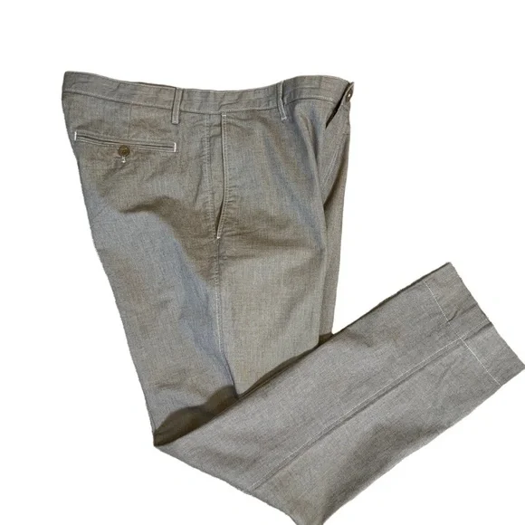 Banana Republic Brown Button Closure Rear Pockets Pants Sz 35/32 Preppy Gorpcore