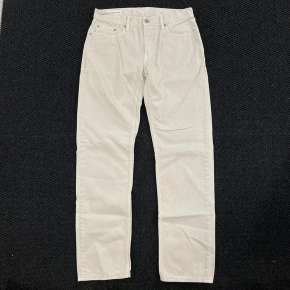 Banana Republic‎ Y2K Straight Fit Light Beige Denim Jeans Mens Size 31W 32L