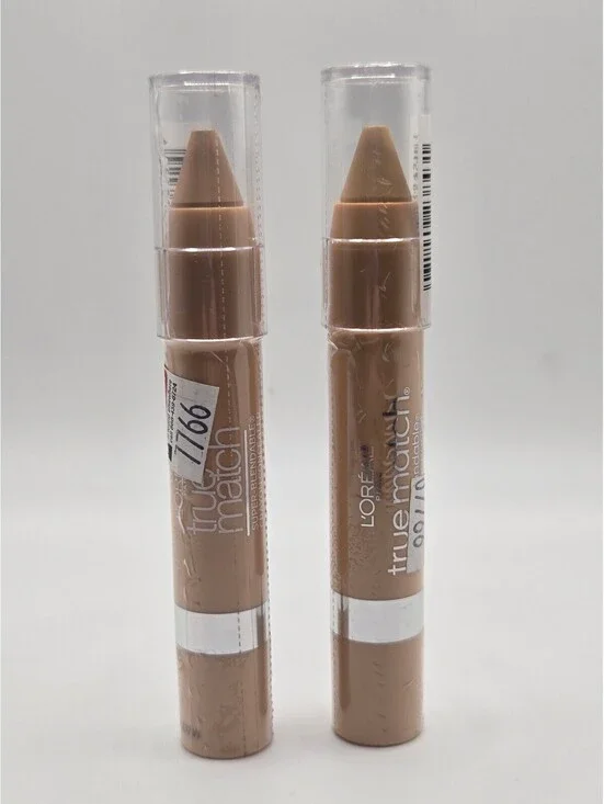 L'Oréal True Match Super-Blendable Concealer, Light/Light W1-2-3, Set of 2
