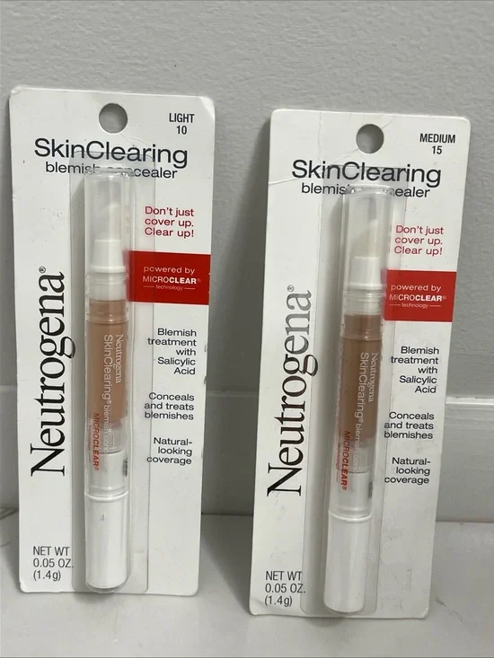 Neutrogena skin clearing blemish concealer light and medium