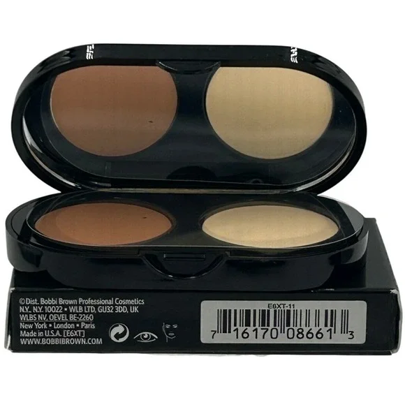 Bobbi Brown Creamy Concealer Kit Honey‎ Pale Yellow New In Box E6XT-11