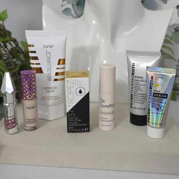 Bundle Of Sample Size Tarte St Tropez Peter Thomas Roth Benefit  New