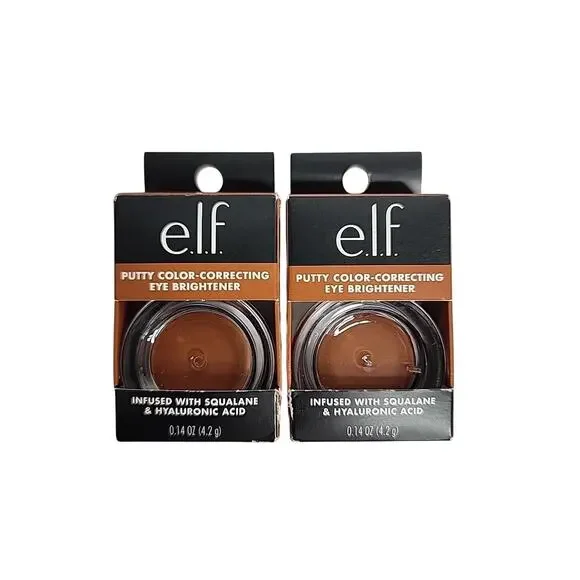 2x e.l.f. Putty Color Correcting‎ Eye Brightener Deep Rich 0.14oz New