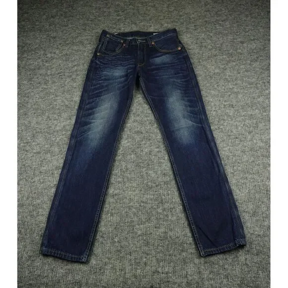 Levis 511 Jeans Mens 30X32 Blue Denim Special‎ Edition 1873 Beige Label Cotton