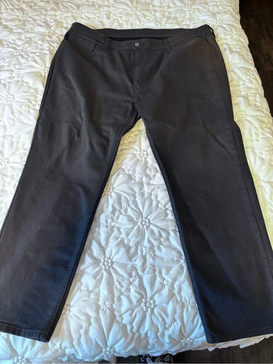 Levi's Dark Grey Straight Jeans