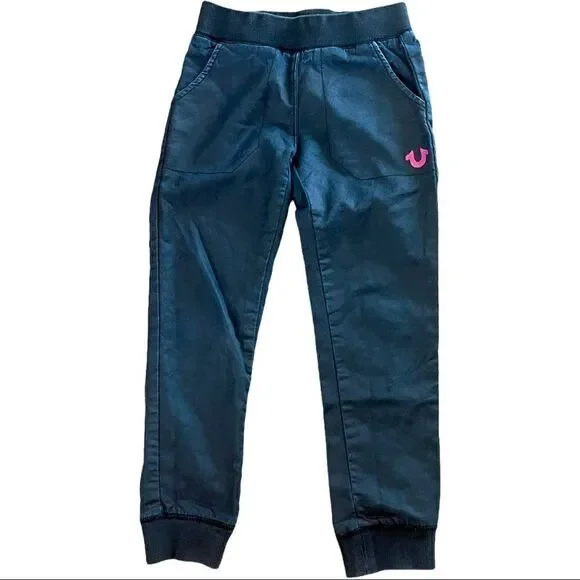 True Religion Logo Jogger’s Size 6X
