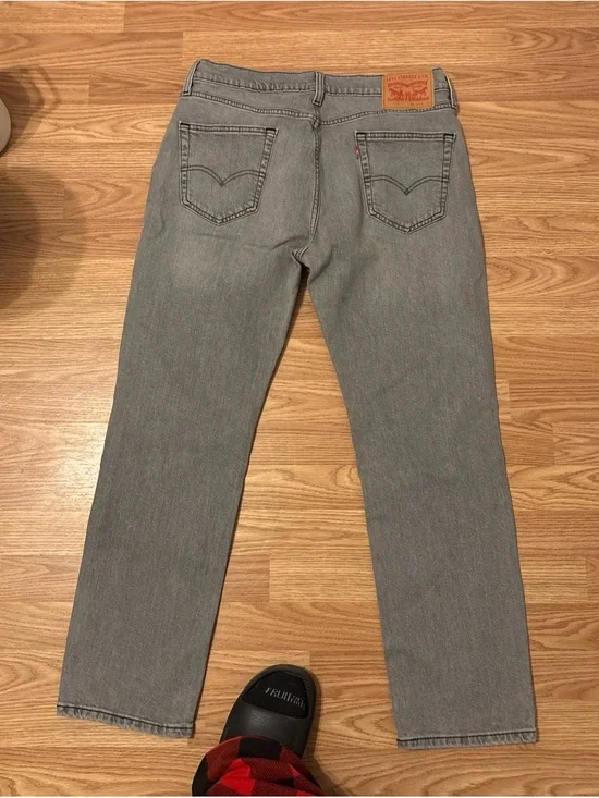 Levi's Gray Straight-Leg Men's Jeans