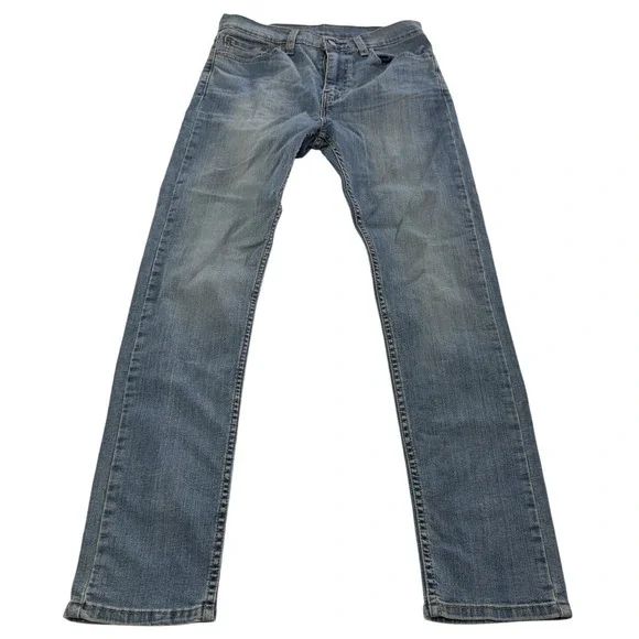 Levis Jeans Mens‎ 32x32 Blue 510 Skinny Fit Denim Casual Faded