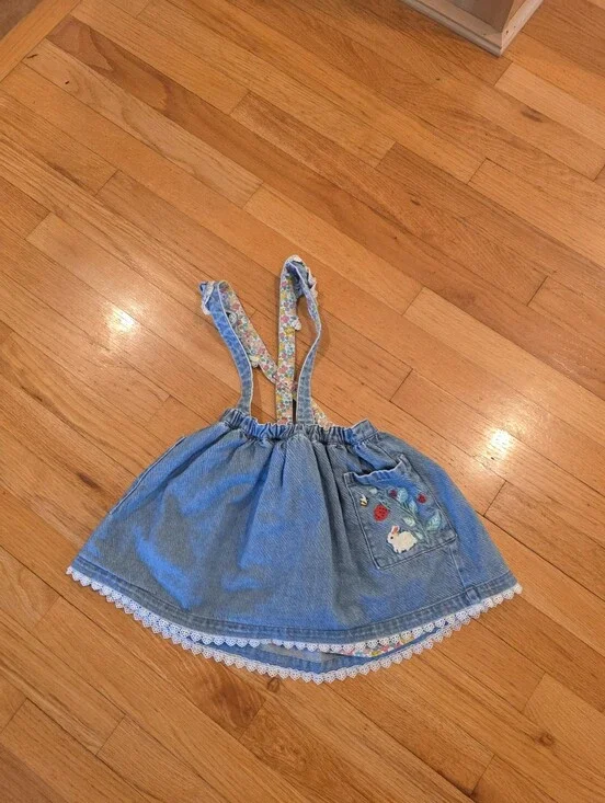 Mini Boden Denim Overall Dress