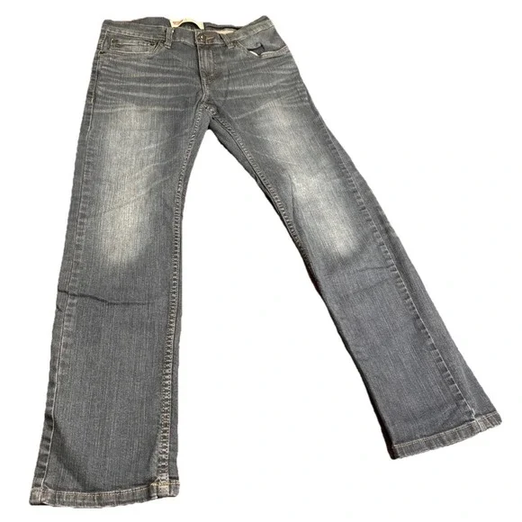 Levi's 511 Slim‎ Jeans Men's W28 L28 Blue Stretch Slim Fit Distressed Fade
