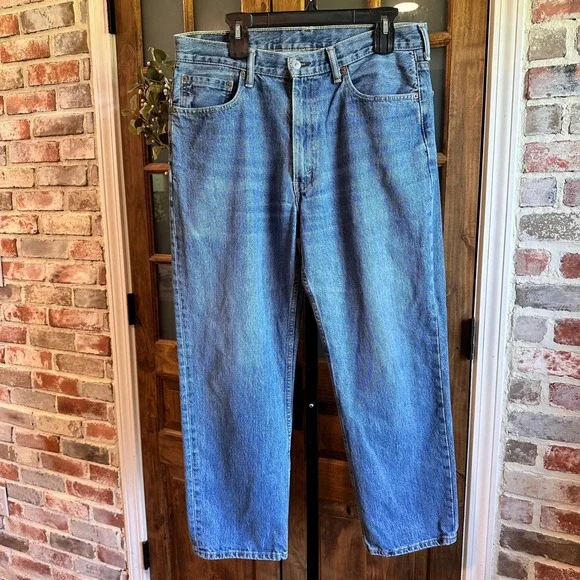 Levi's 550 Relaxed Fit‎ Jeans Mens 36x30 Blue Medium Wash Tapered Leg Denim