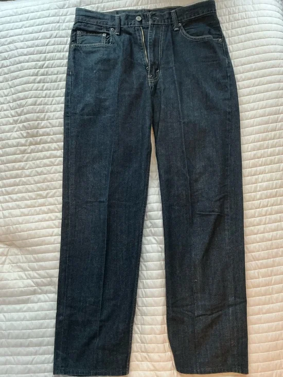 Levi's Men's Dark Blue Relaxed Straight Jeans (3)