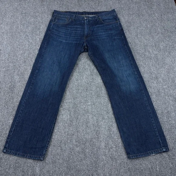 Levi's‎ 569 Jeans Men's 36x32 FITS 38 Loose Straight Dark Wash Denim 100% Cotton
