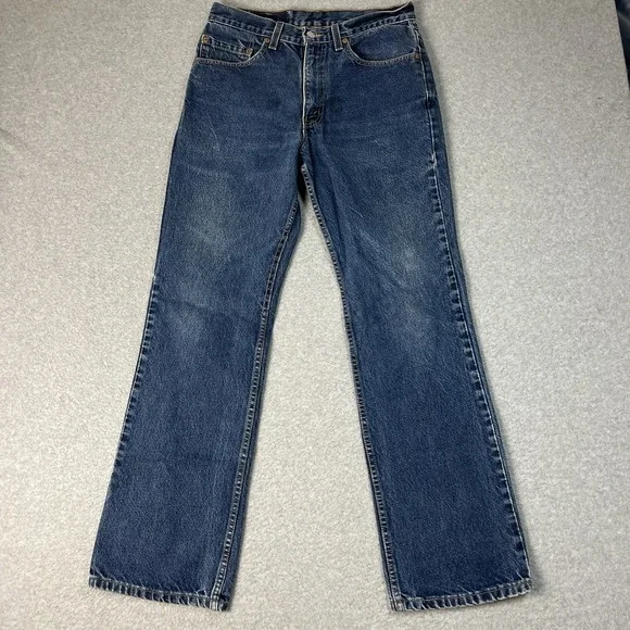Vintage Levis Jeans Mens 32x32 (Fit 30x32) Blue 517 Bootcut Denim Western Cowboy