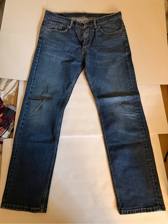 Levi’s 505 Men's Dark Blue Straight-Leg Jeans