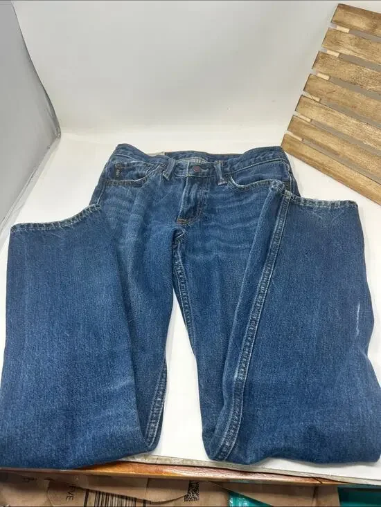 Abercrombie & Fitch Kids Slim Blue Denim Jeans Size 14 slim