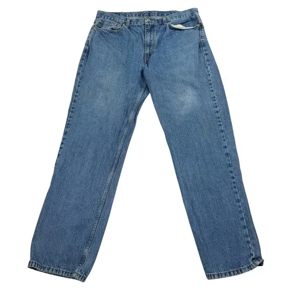 Vintage‎ Levi's 550 Relaxed Fit Jeans Mens 32x34 Light Wash Denim