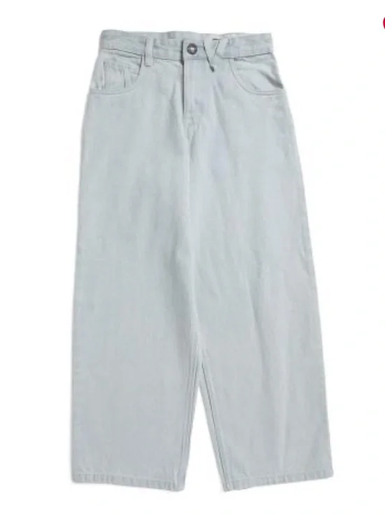 Volcom 12 (26) Jeans Big Boy Youth Chillow in Light Blue Loose Baggy Skater NWT