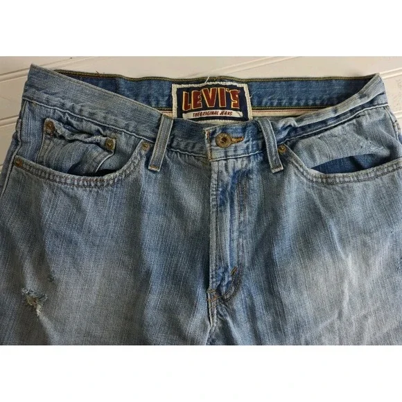 LEVI'S THE ORIGINAL JEANS 514 SLIM STRAIGHT Denim Mens 34X32 VINTAGE