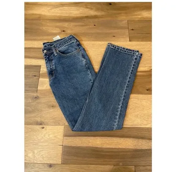 Levi’s 514 Straight Leg Jeans W30 L32 Mid Rise Classic Fit Blue Denim
