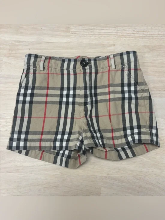 Burberry Oscar check shorts