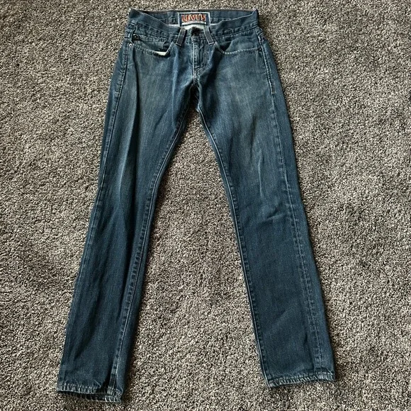 Levi's 511 Jeans Mens 31x32 Dark Wash Slim Straight Fit Stretch Denim‎ Pants