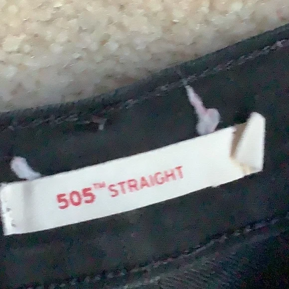 Levi’s Black 505  Straight W 31 L 30