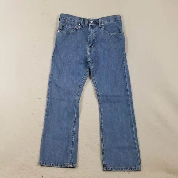 Levis 517 Jeans Mens 34x30 Blue Medium‎ Wash Bootcut 100% Cotton Denim Casual