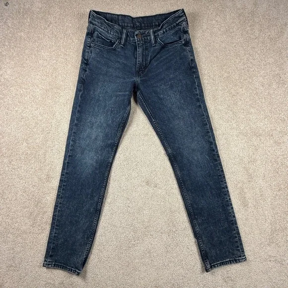 Levis 511 Slim Fit Jeans Mens 30x30‎ Dark Acid Wash Denim Pants 1333
