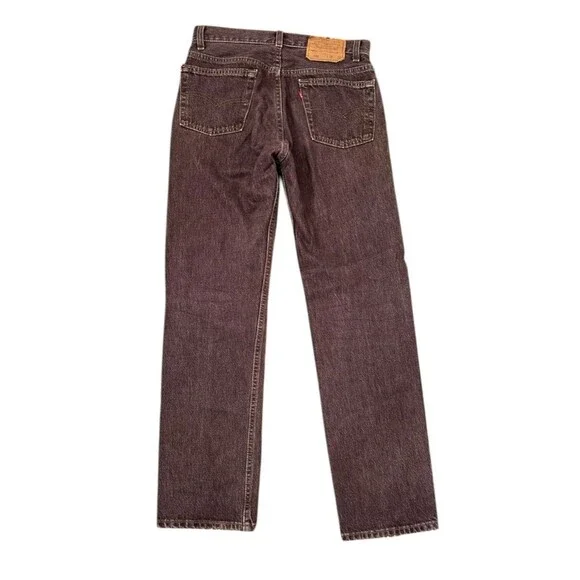 Levi's 501 vintage 90s Mad  in USA Men's Dark Brown Straight Jeans W29 L 30