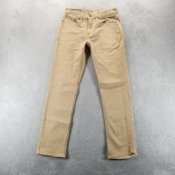 Levis 514 Jeans‎ Mens 29x32 Brown Regular Straight Casual Comfort Denim