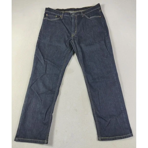 Levis‎ 541 Jeans Mens 38 Blue Dark Wash Athletic Taper Stretch Denim