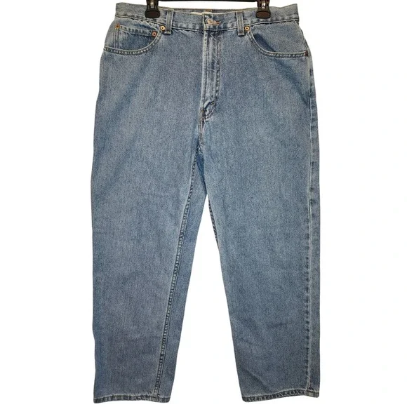 Levis 550 Relaxed Fit Jeans Mens 36x30 Medium Wash‎ Blue Denim Vintage