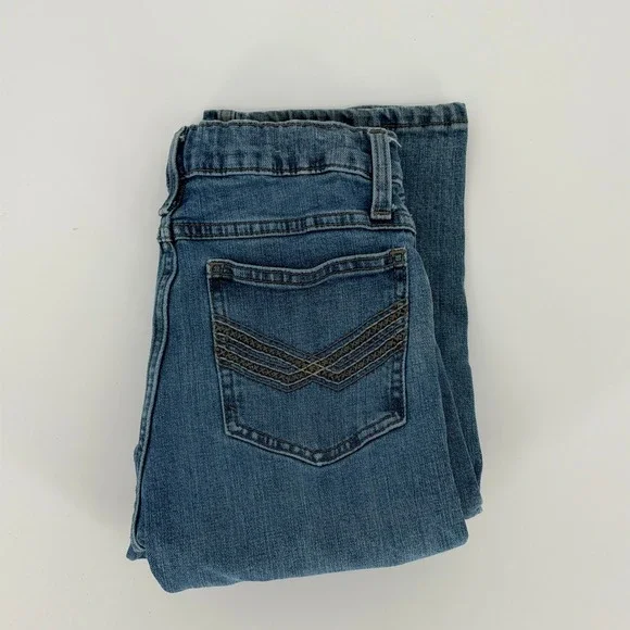Wrangler 20X Boys Jeans Size 12 Regular Blue Medium Wash Stretch Denim Western