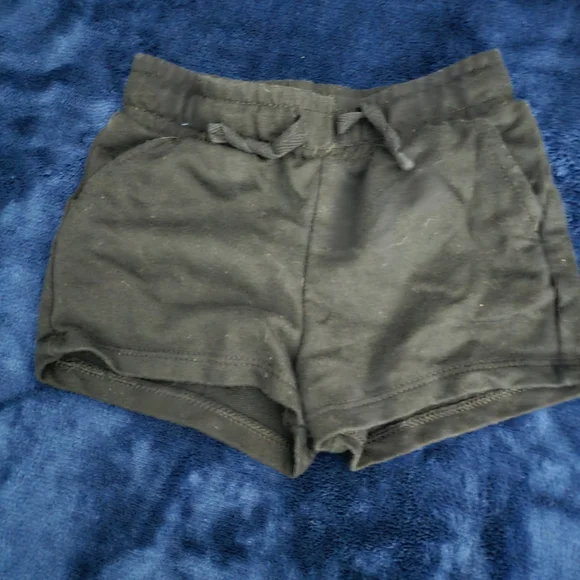 Cat & Jack Black Drawstring Girls' Casual Shorts