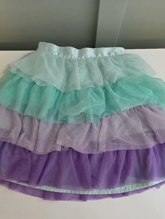 Janie And Jack Disney Ariel Mermaid 4 4t Layered Tulle Skirt