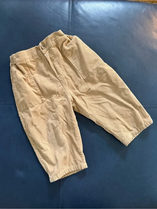 Tan Corduroy Kid's Pants