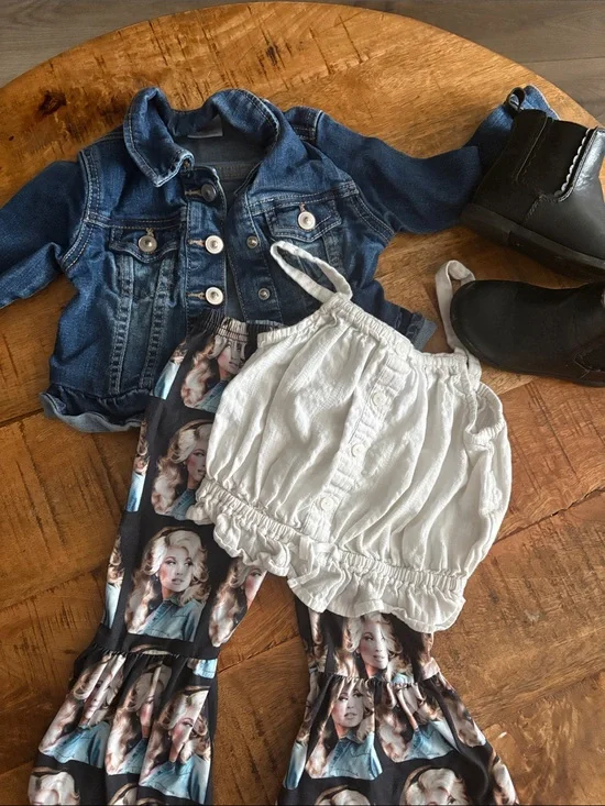 White Girls' Smocked Button Tank Top - White