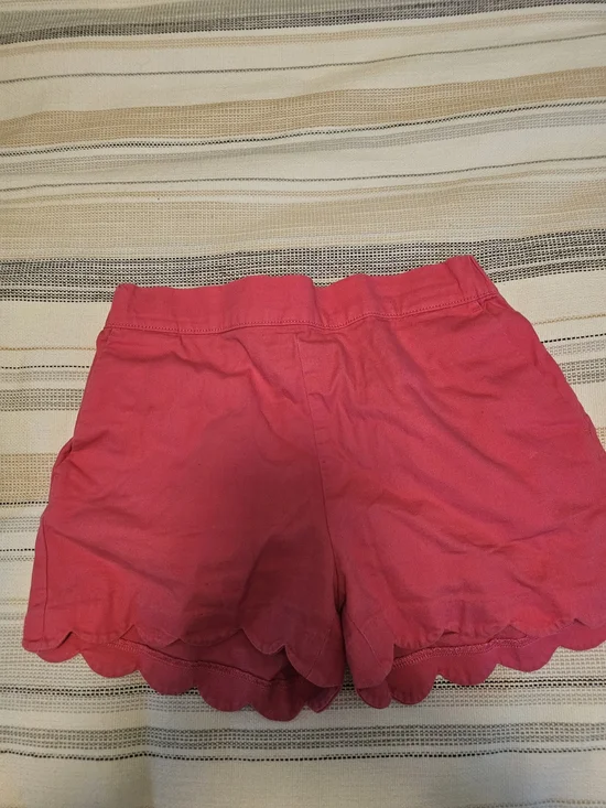 Crew Cuts Girls Scalloped Hem Pink Shorts