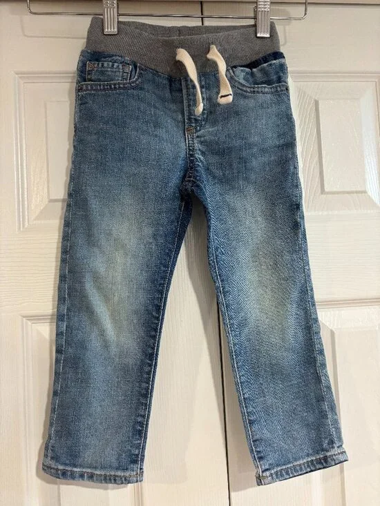 Gap Slim Pull On Jeans Medium Wash Boys 3T