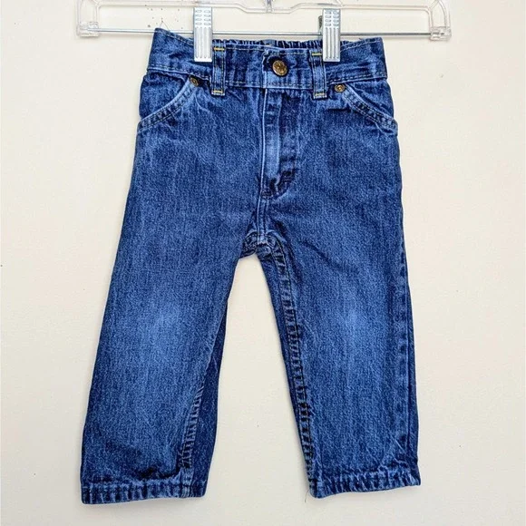 Vintage Oshkosh B'Gosh 80s Jeans Denim Toddler Baby Size‎ 24 Months
