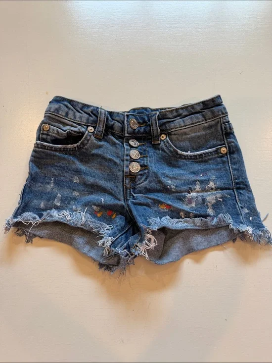 7 for all mankind cutoff shorts