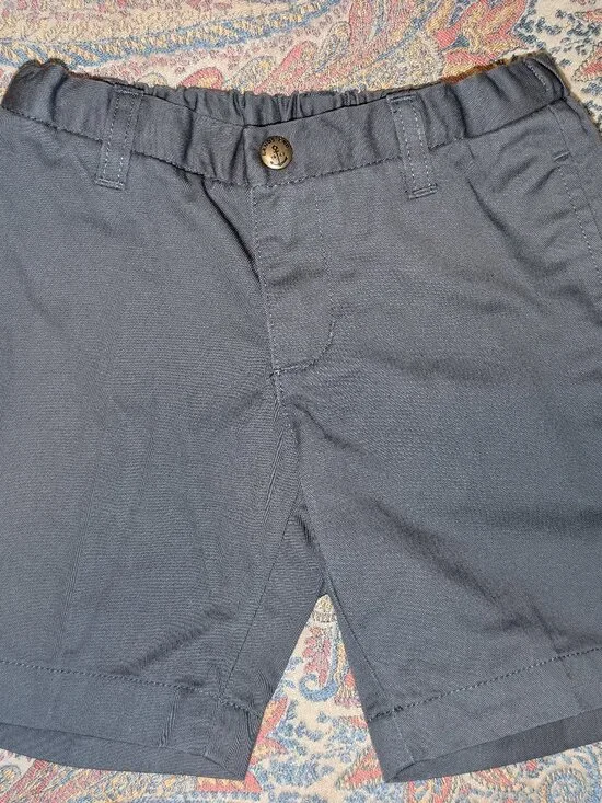Lands end size 6 gray school uniform shorts