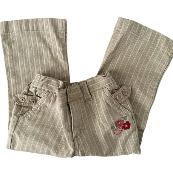 Vintage Y2K Gymboree Genuine Embroidered Dress Pants EUC 2T Toddler Girll
