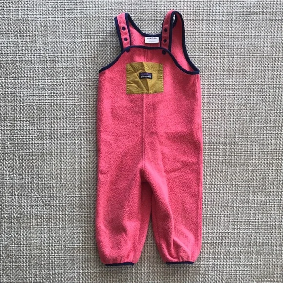 Patagonia Fleece Overalls (size 2T)