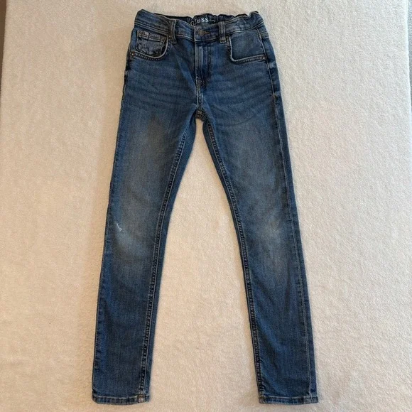 Guess Eco Skinny Fit Jeans Medium Wash Blue Denim Size 10