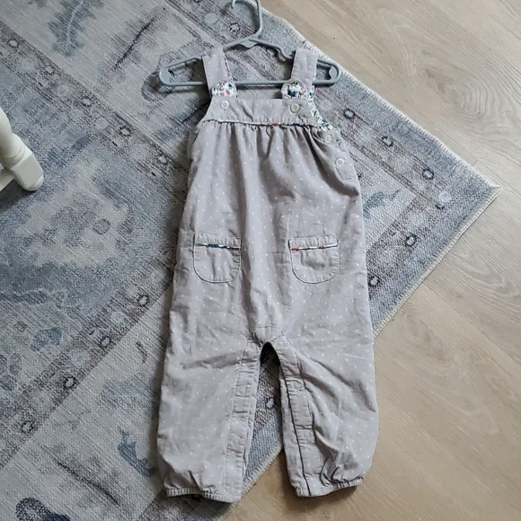 Baby Boden Bunny Corduroy Overalls Sz18-24m