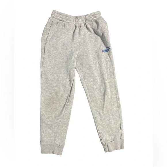 Grey Puma Sweatpants for Kids
