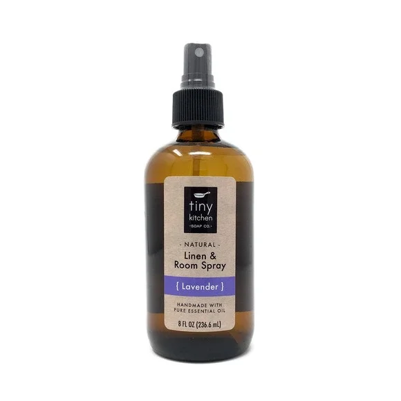 Lavender Natural Essential Oil Linen and Room Spray, 8 oz